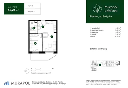 Mieszkanie w inwestycji: Murapol LifePark