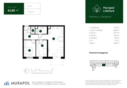 Mieszkanie w inwestycji: Murapol LifePark