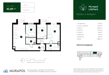 Mieszkanie w inwestycji: Murapol LifePark