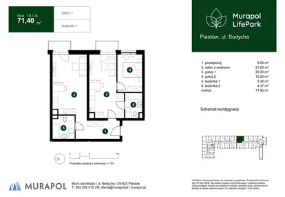 Mieszkanie w inwestycji: Murapol LifePark