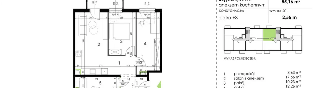 Mieszkanie w inwestycji: Snopków Park bud. B11 i B12