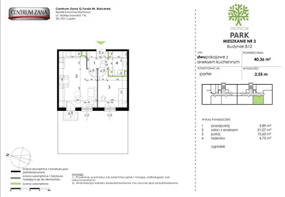 Mieszkanie w inwestycji: Snopków Park bud. B11 i B12