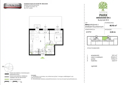 Mieszkanie w inwestycji: Snopków Park bud. B11 i B12
