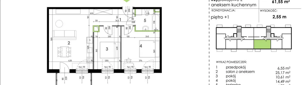 Mieszkanie w inwestycji: Snopków Park bud. B11 i B12