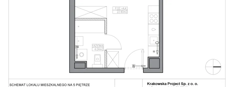 Mieszkanie w inwestycji: Apartamenty Krakowska etap V