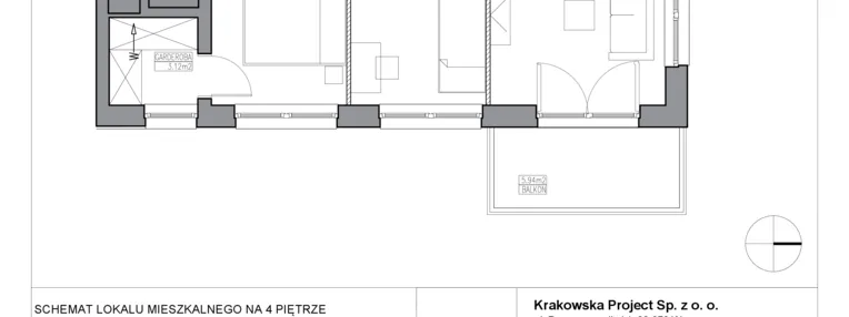 Mieszkanie w inwestycji: Apartamenty Krakowska etap V