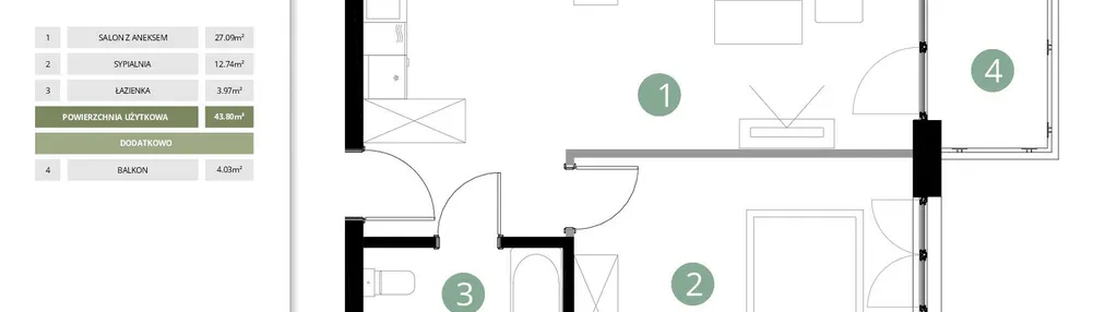Mieszkanie w inwestycji: Parkowa Aura