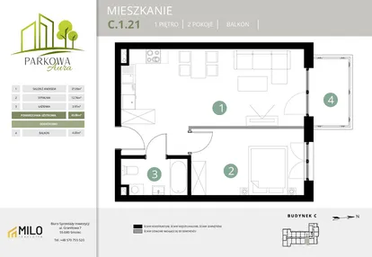 Mieszkanie w inwestycji: Parkowa Aura