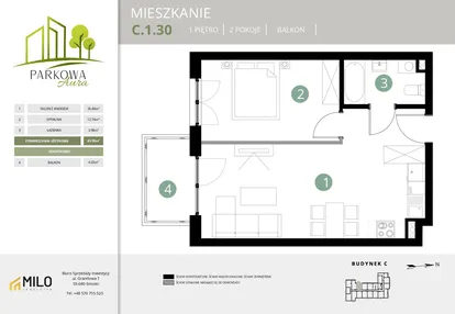 Mieszkanie w inwestycji: Parkowa Aura