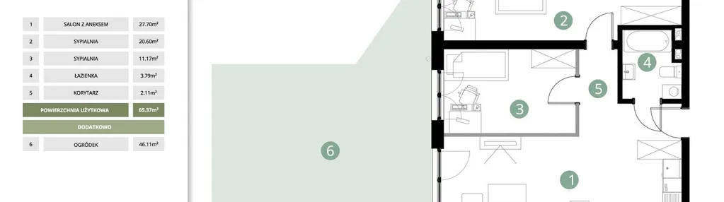 Mieszkanie w inwestycji: Parkowa Aura