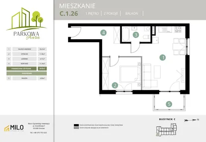 Mieszkanie w inwestycji: Parkowa Aura