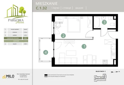 Mieszkanie w inwestycji: Parkowa Aura