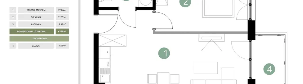 Mieszkanie w inwestycji: Parkowa Aura