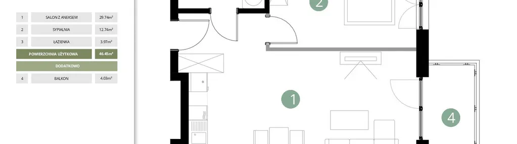 Mieszkanie w inwestycji: Parkowa Aura