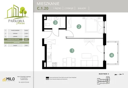 Mieszkanie w inwestycji: Parkowa Aura