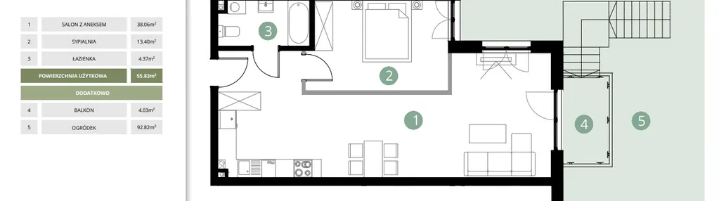 Mieszkanie w inwestycji: Parkowa Aura