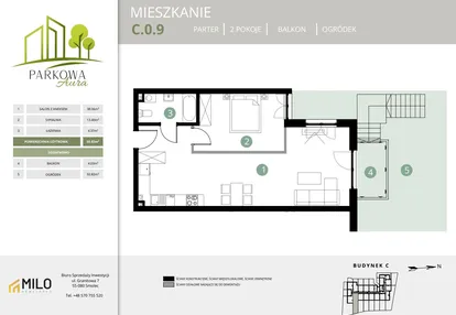 Mieszkanie w inwestycji: Parkowa Aura