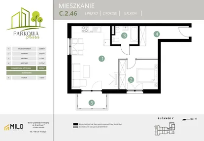 Mieszkanie w inwestycji: Parkowa Aura
