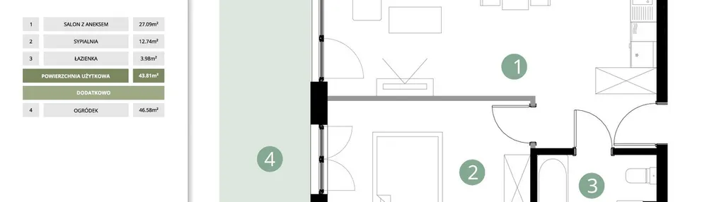Mieszkanie w inwestycji: Parkowa Aura