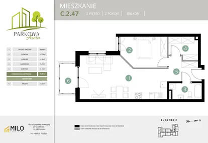 Mieszkanie w inwestycji: Parkowa Aura