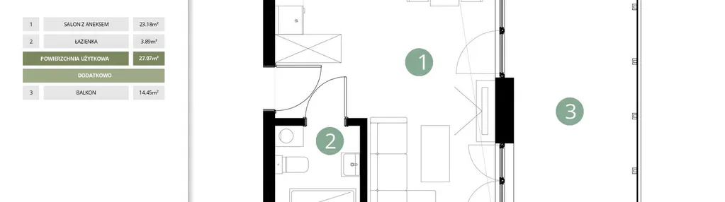 Mieszkanie w inwestycji: Parkowa Aura