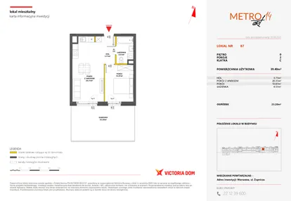 Mieszkanie w inwestycji: Metro Art 14