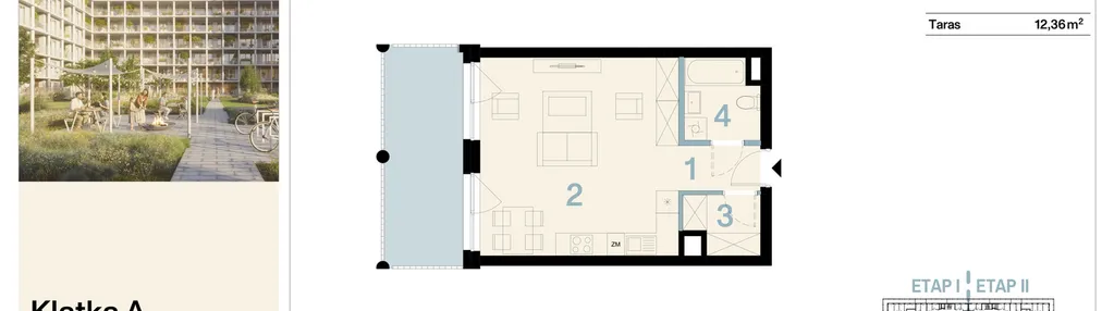 Mieszkanie w inwestycji: Koronki Apartamenty Korfantego - Etap I
