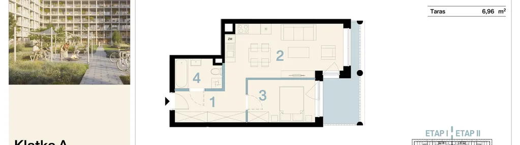 Mieszkanie w inwestycji: Koronki Apartamenty Korfantego - Etap I
