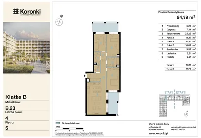 Mieszkanie w inwestycji: Koronki Apartamenty Korfantego