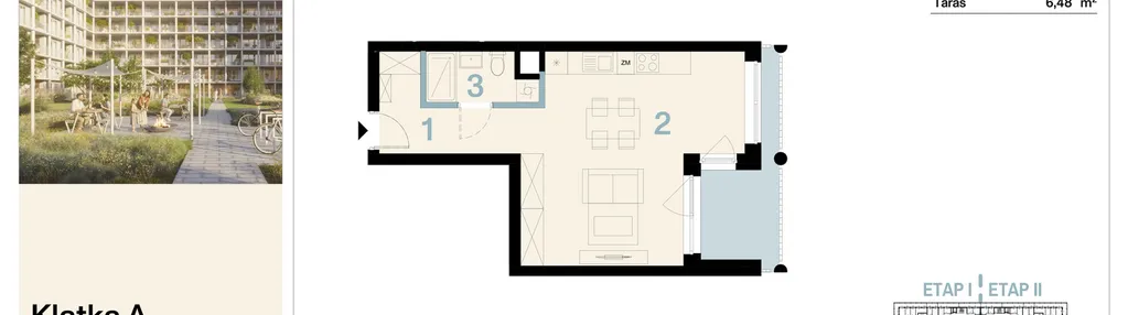 Mieszkanie w inwestycji: Koronki Apartamenty Korfantego - Etap I