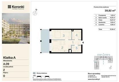 Mieszkanie w inwestycji: Koronki Apartamenty Korfantego