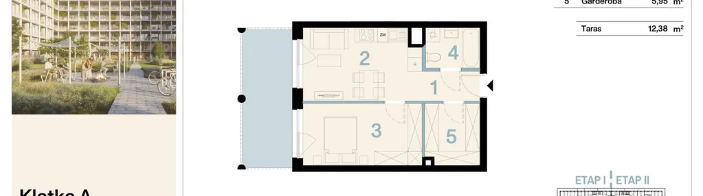 Mieszkanie w inwestycji: Koronki Apartamenty Korfantego - Etap I