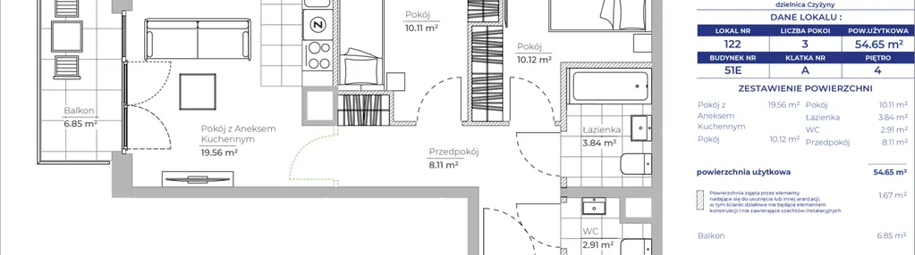 Mieszkanie w inwestycji: Centralnie! Czyżyny