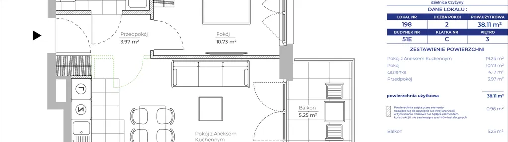Mieszkanie w inwestycji: Centralnie! Czyżyny