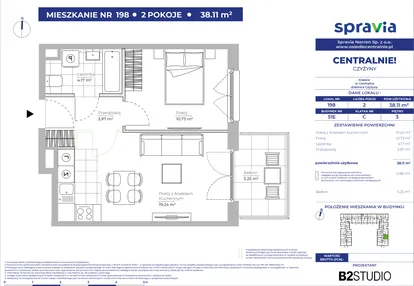 Mieszkanie w inwestycji: Centralnie! Czyżyny