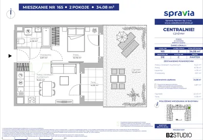 Mieszkanie w inwestycji: Centralnie! Czyżyny