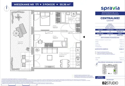 Mieszkanie w inwestycji: Centralnie! Czyżyny