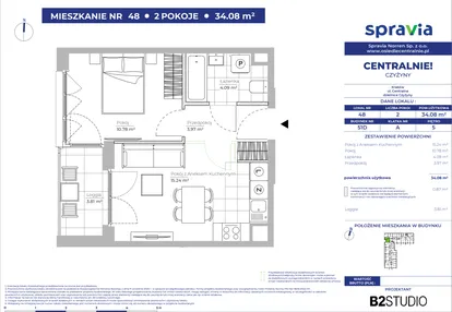 Mieszkanie w inwestycji: Centralnie! Czyżyny