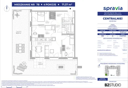 Mieszkanie w inwestycji: Centralnie! Czyżyny
