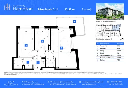 Mieszkanie w inwestycji: Apartamenty Hampton