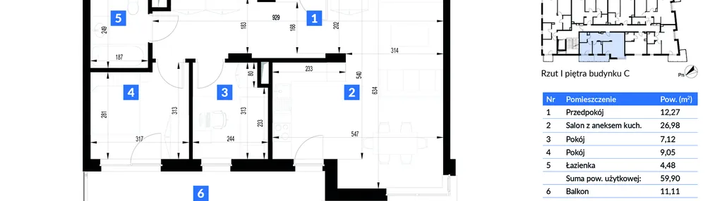 Mieszkanie w inwestycji: Apartamenty Hampton