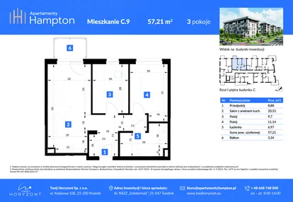 Mieszkanie w inwestycji: Apartamenty Hampton