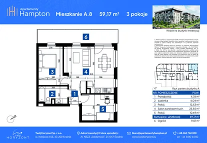 Mieszkanie w inwestycji: Apartamenty Hampton