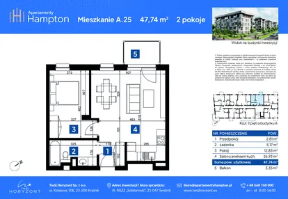 Mieszkanie w inwestycji: Apartamenty Hampton