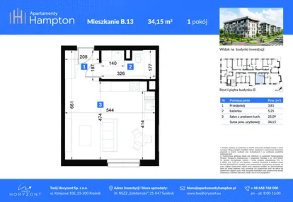 Mieszkanie w inwestycji: Apartamenty Hampton
