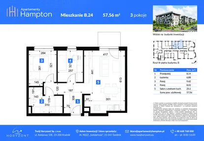Mieszkanie w inwestycji: Apartamenty Hampton