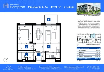 Mieszkanie w inwestycji: Apartamenty Hampton