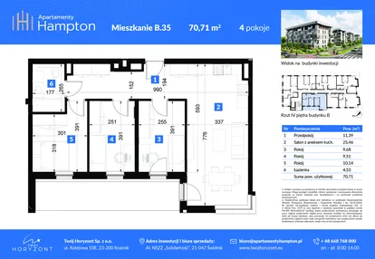 Mieszkanie w inwestycji: Apartamenty Hampton