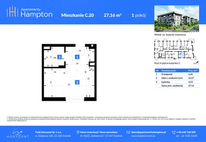 Mieszkanie w inwestycji: Apartamenty Hampton
