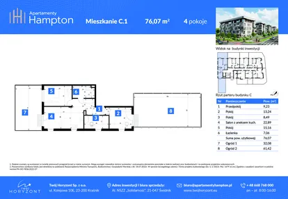 Mieszkanie w inwestycji: Apartamenty Hampton